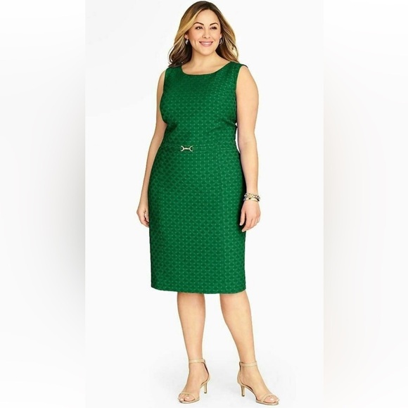 ⭐️ SLASH SUMMER SALE! ⭐️EUC TALBOTSsz 10 Jacquard Sheath Dress In *BLUE*